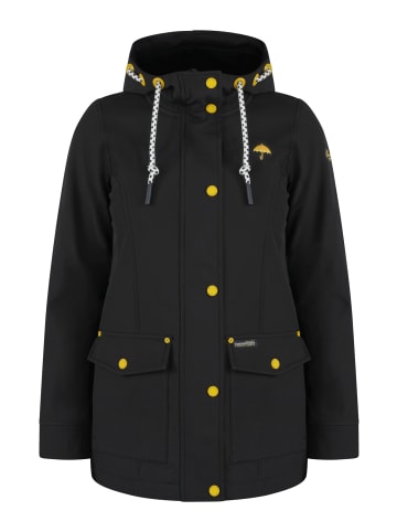 Schmuddelwedda Damen Softshelljacke in Schwarz