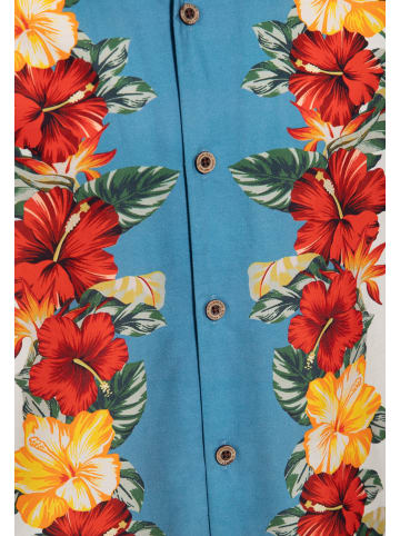 King Kerosin King Kerosin Hawaiihemd Tropical Flowers in beige