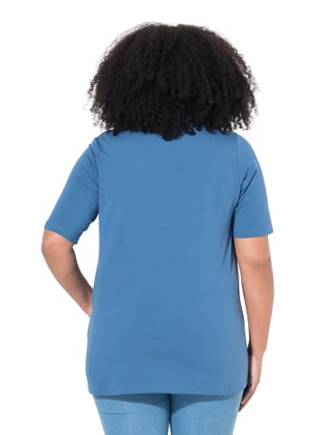 Ulla Popken Shirt in denimblau