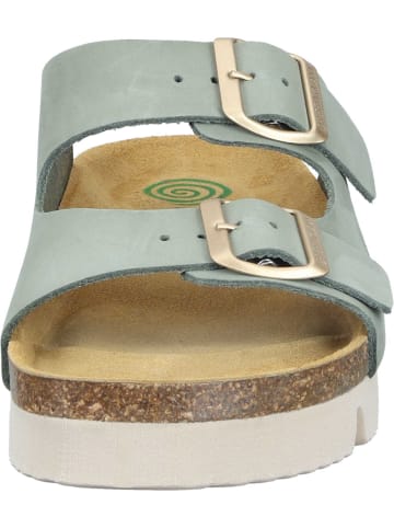 Dr. BRINKMANN Klassische Pantoletten in grün