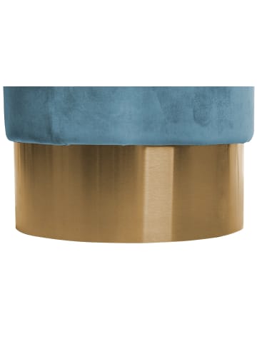 Kayoom Hocker Aspen UKFR Kiefer in petrol