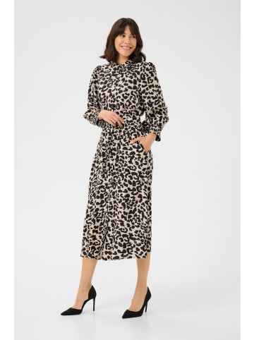 Kaffe Kleid KAemina in Brown Leopard