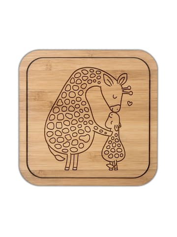 Mr. & Mrs. Panda gläseruntersetzer Giraffe Kind ohne Spruch in Transparent