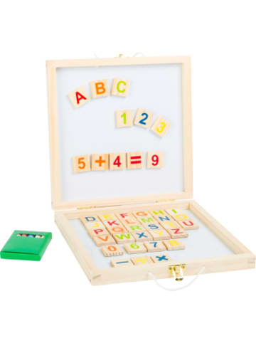 Legler Spielzeug - Tafelbox  Magnetbuchstaben und -zahlen