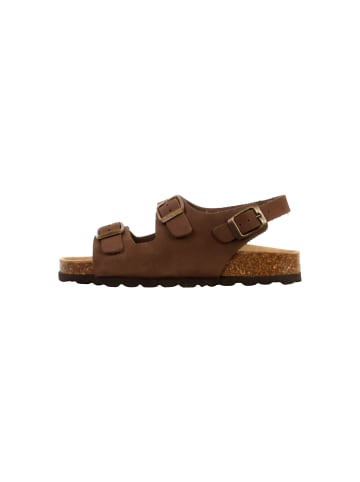 Divine Factory Kinder-Pantolette aus Leder Noga Mistraly BS Edge Braun