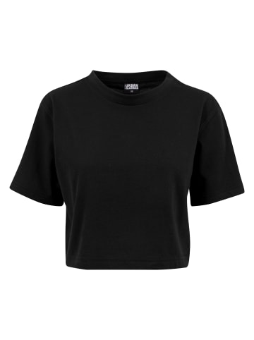 Urban Classics Cropped T-Shirts in schwarz