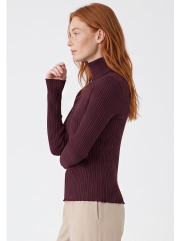 Organication Longsleeve "WOR22205" in Dark Wine