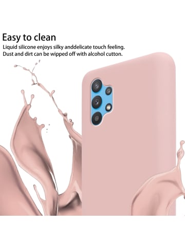 cadorabo Handykette für Samsung Galaxy A72 4G / 5G Hülle in LIQUID PINK