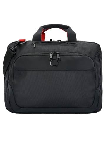 Delsey Parvis Aktentasche 39 cm Laptopfach in schwarz