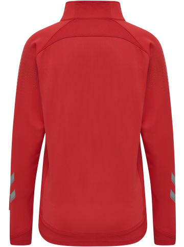 Hummel Halbreißverschluss Sweatshirt Hmllead Damen in TRUE RED