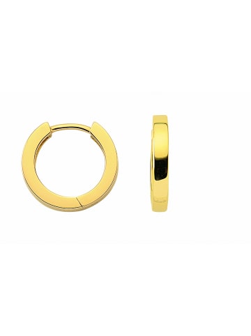Adeliás Damen 333 Gold Ohrringe / Creolen Ø 15,2 mm in gold