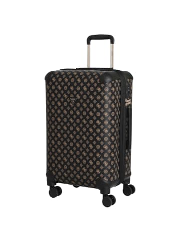 Guess Wilder 22 IN - 4-Rollen-Trolley 64 cm erw. (charcoal) in braun