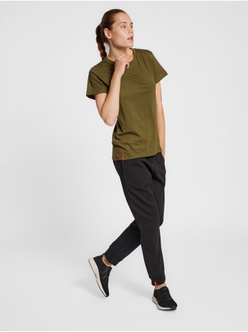 Hummel T-Shirt Hmlred Damen in DARK OLIVE