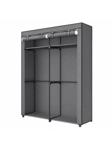 SONGMICS Kleiderschrank Rylan in Grau - (B)43 x (H)174 x (T)140 cm