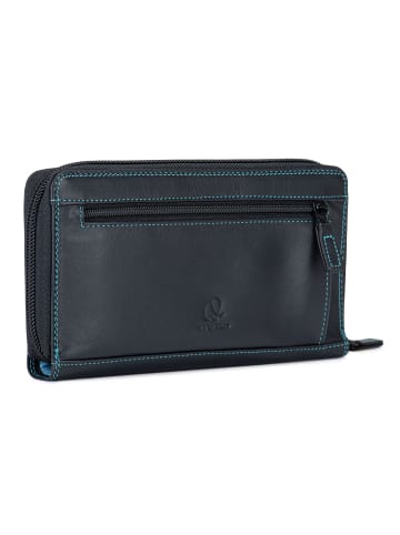 MYWALIT Geldbörse RFID Schutz Leder 20 cm in black-pace
