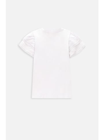 Coccodrillo T-Shirt mit kurzen Ärmeln in weiß