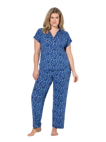 Ulla Popken Pyjama in nachtblau