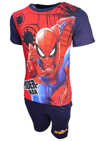 Spiderman Schlafanzug Shorty Spider-Man in Dunkelblau