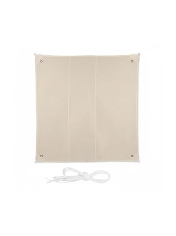 relaxdays Sonnensegel in Beige (B)400 x (T)400 cm