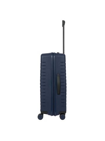 BRIC`s BY Ulisse - 4-Rollen-Trolley 71 cm erw. (grey blue) in blau