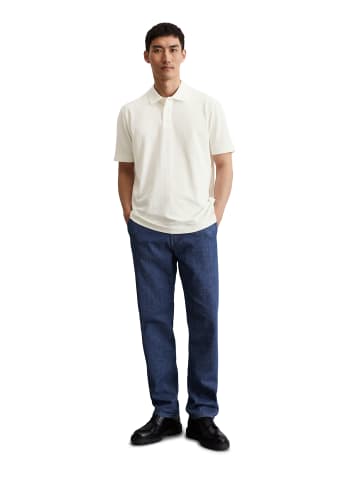 Marc O'Polo DfC Poloshirt Seersucker regular in Silky White