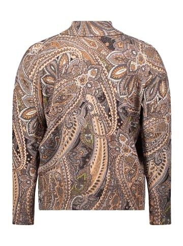 Betty Barclay Feinstrickpullover mit Stehkragen in Grau/Beige