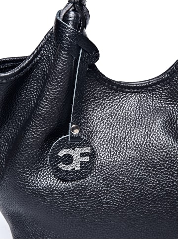 Carla Ferreri Henkeltasche in Schwarz