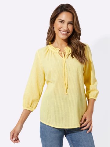 Sieh an! Bluse in zitrone