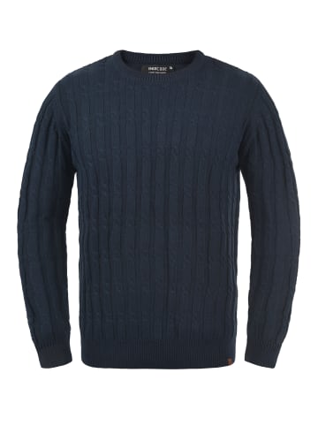 INDICODE Strickpullover IDPauletta 35415MM Strickpulli aus Grobstrick in dunkelblau