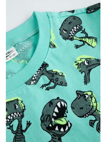 Coccodrillo Jungenpyjama in grün