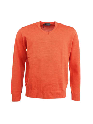 März V-Pullover Superwash Classic Fit in Orange