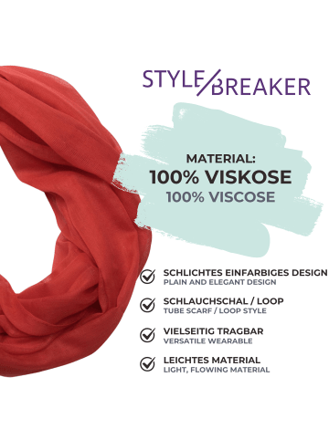 styleBREAKER Loop Schal in Türkis