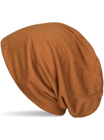 styleBREAKER Beanie Mütze in Cognac