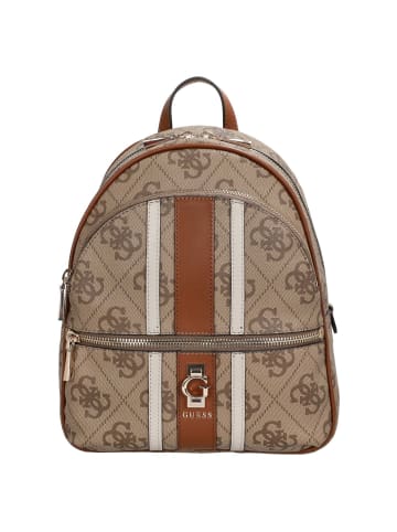 Guess Erenia Large - Rucksack (coal logo) in latte logo