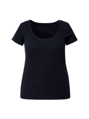 Ulla Popken Strick-Top in schwarz