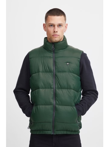 BLEND Steppweste BHWaistcoat Otw 20716408  Schlichte Weste mit Badge in Grün