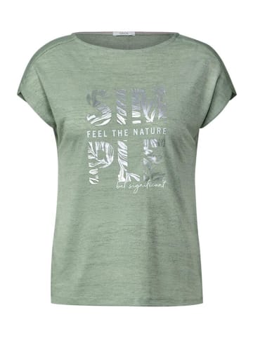 Cecil T-Shirt in soft salvia green