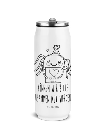 Mr. & Mrs. Panda Schul Trinkflasche Spinne Agathe Brief mit Spruch in Weiß
