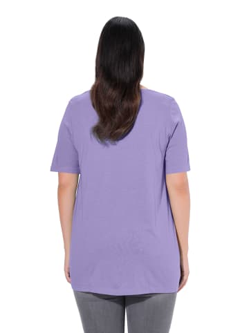 Ulla Popken Shirt in blauer flieder