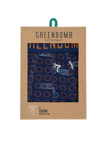 GreenBomb Trunk Bike Rings in Marineblau