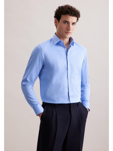 Seidensticker Business Hemd Slim in Mittelblau
