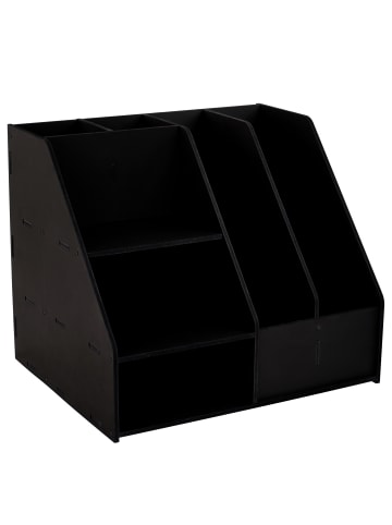 Schreibtisch Organizer in Schwarz - (B)33,5 x (H)28 x (T)26,5 cm