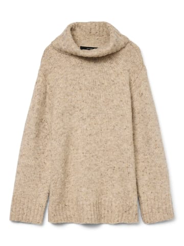 Vero Moda Strickpullover in Silver Mink