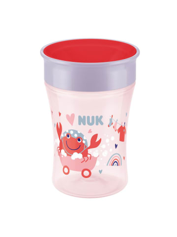 NUK Trinklern-Becher Evolution Magic Cup 230 ml - Rot in rot,motiv