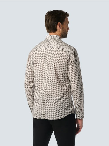 No Excess Langarm FreizeitHemd für Herren in beige