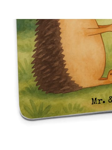 Mr. & Mrs. Panda Untersetzer Igel Liebe Design ohne Spruch in Weiß