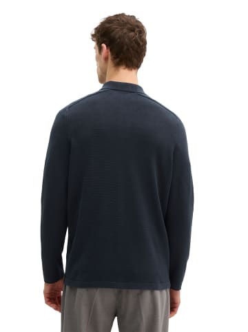 Marc O'Polo Strick-Poloshirt regular in Dark Navy