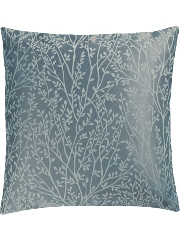 Erwin Müller Jacquard, Baumwollmischung, Gewebt Kissenhülle Malaga in eisblau
