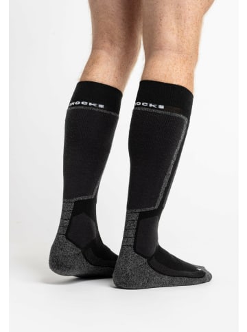 SNOCKS Skisocken 1 Paar in Schwarz