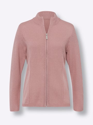 Sieh an! Strickjacke in hortensie